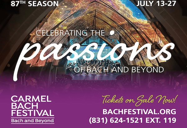 Carmel Bach Festival concerts at All Saints' sanctuary.